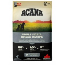 Acana Adult Small Breed - биологично съответстваща храна за кучета до 10 килограма тегло и възраст над 12 месеца  6 кг.